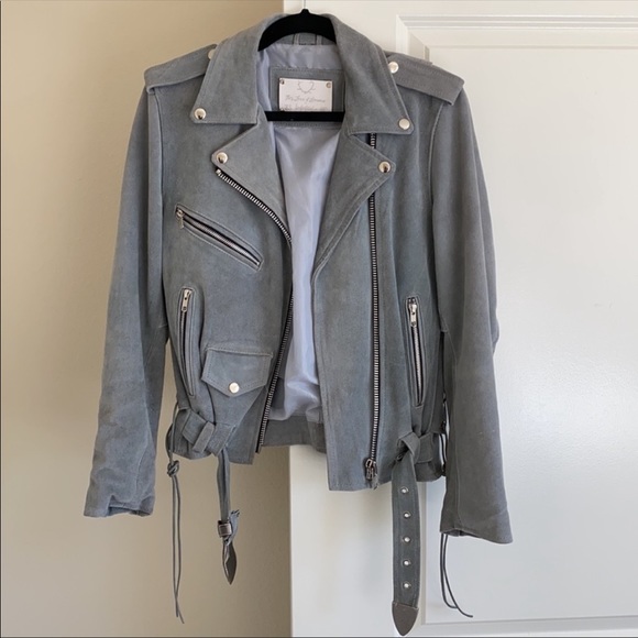 For Love & Lemons XS Understated Leather Jacket - Picture 4 of 8